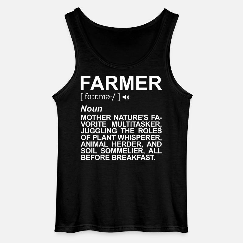 Bauer Begriffserklärung - Gildan Männer Tank Top - Schwarz