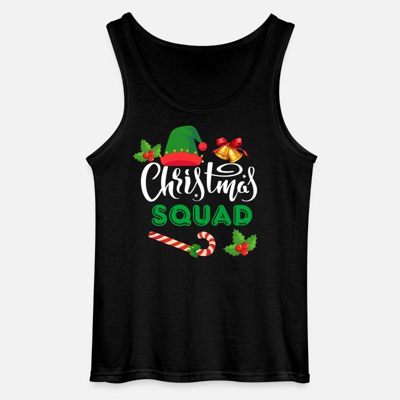 Weihnachtskader - Gildan Männer Tank Top - Schwarz