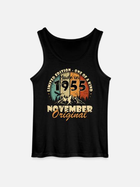 70th Anniversary - Original - November 1955 - Gildan Men’s Tank Top - black