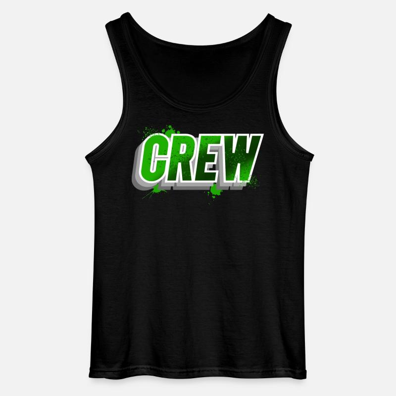 Crew - Gildan Männer Tank Top - Schwarz