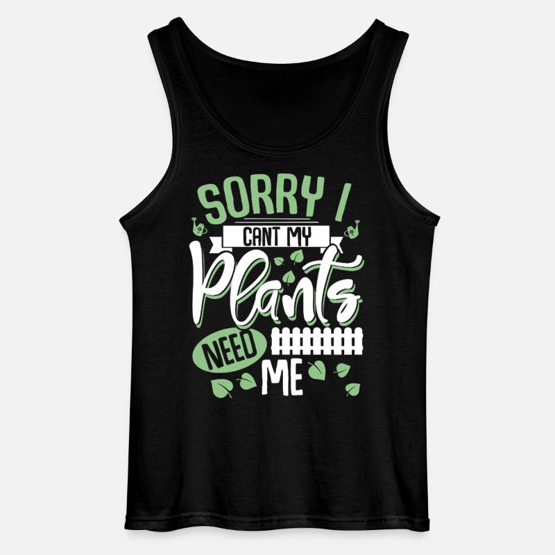 Garten Schrebergarten - Gildan Männer Tank Top - Schwarz
