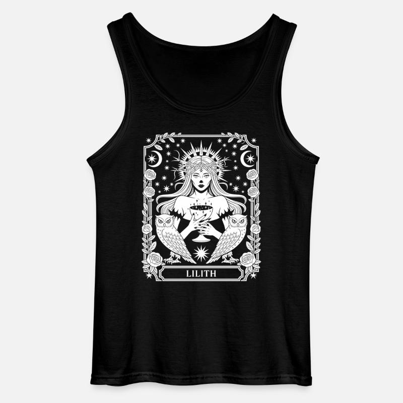 Lilith Mondstern Framing - Gildan Männer Tank Top - Schwarz