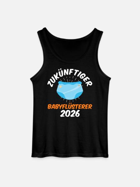 FUTURE BABY WHISPERER 2026 Funny - Gildan Men’s Tank Top - black