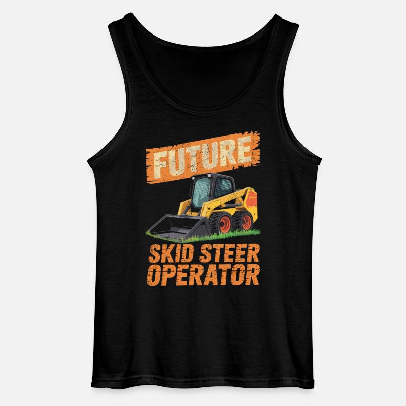 Kompaktlader Skid Steer Operator - Gildan Männer Tank Top - Schwarz