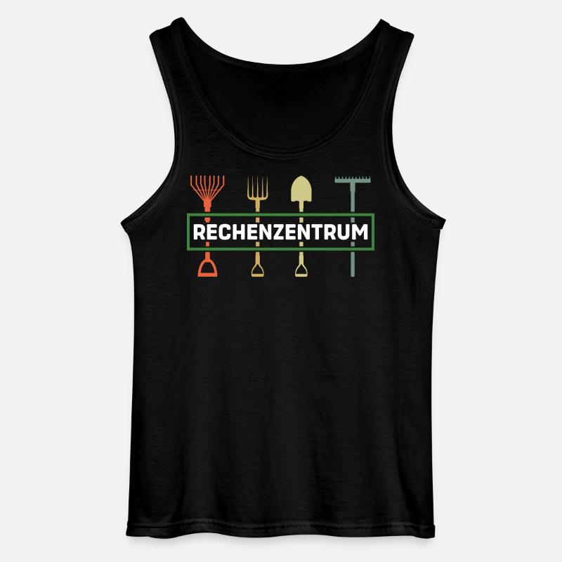 Rechenzentrum Gartenarbeit Landschaftsgärtner - Gildan Männer Tank Top - Schwarz
