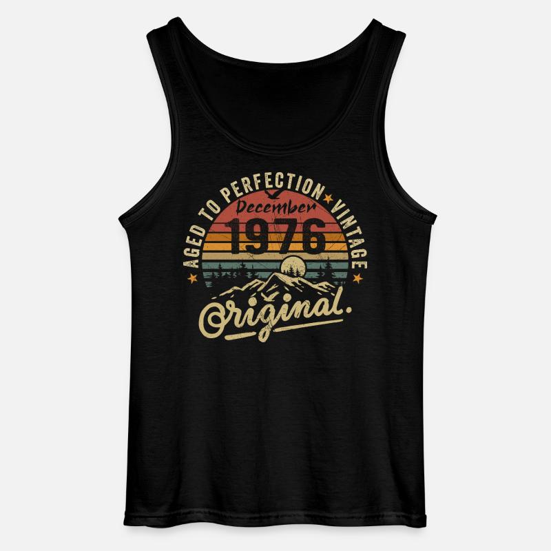 Legenden wurden im Dezember 1976 - Gildan Männer Tank Top - Schwarz