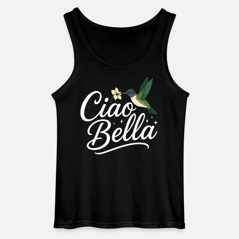Ciao Bella - Gildan Männer Tank Top - Schwarz
