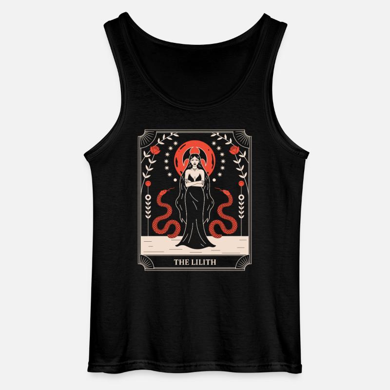 Lilith: Serpentenkraft im Rahmen - Gildan Männer Tank Top - Schwarz
