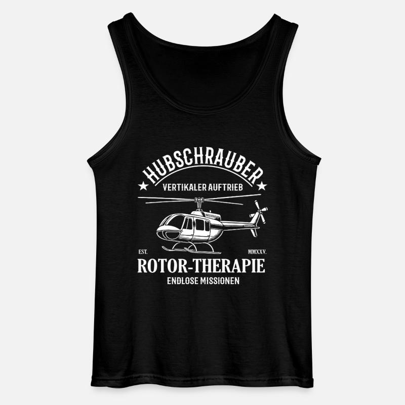 Hubschrauber Design – Vertikaler Auftrieb - Gildan Männer Tank Top - Schwarz