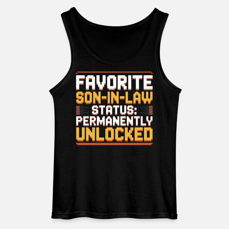 Schwiegermutter Retro Lustiger Schwiegervater - Gildan Männer Tank Top - Schwarz