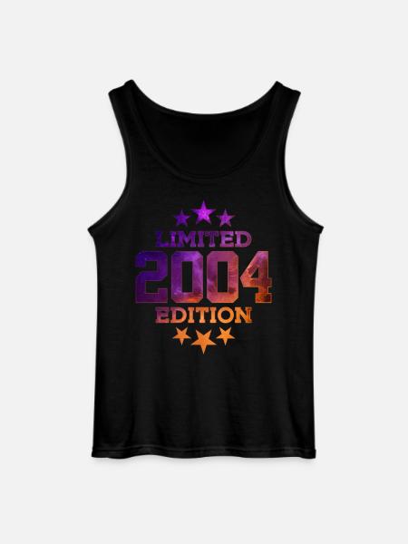 LIMITED EDITION 2004 22ND BIRTHDAY - Gildan Men’s Tank Top - black