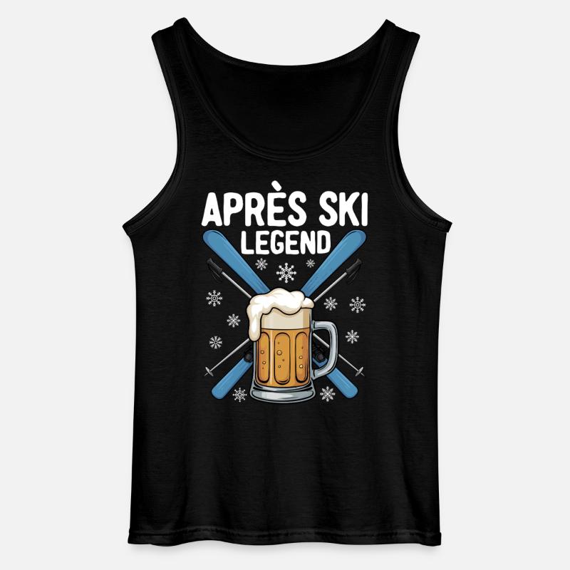 Après Ski Legend - Gildan Männer Tank Top - Schwarz