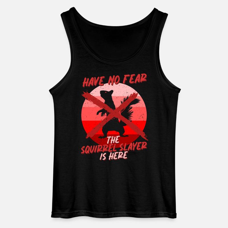 Eichhörnchenjäger Baumratte - Gildan Männer Tank Top - Schwarz