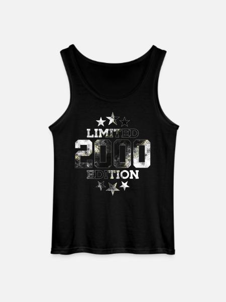 ÉDITION LIMITÉE 26E ANNIVERSAIRE 2000 - Débardeur Gildan Homme - noir