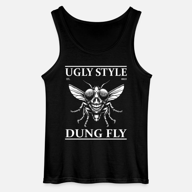 Mistfliege – Ugly Style Funny Design - Gildan Männer Tank Top - Schwarz