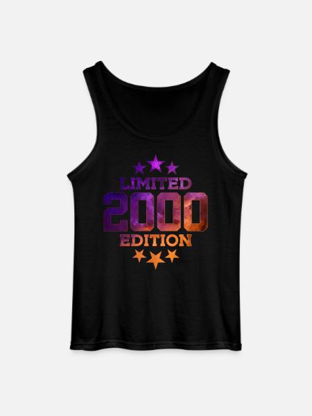 ÉDITION LIMITÉE 2000 25E ANNIVERSAIRE - Débardeur Gildan Homme - noir