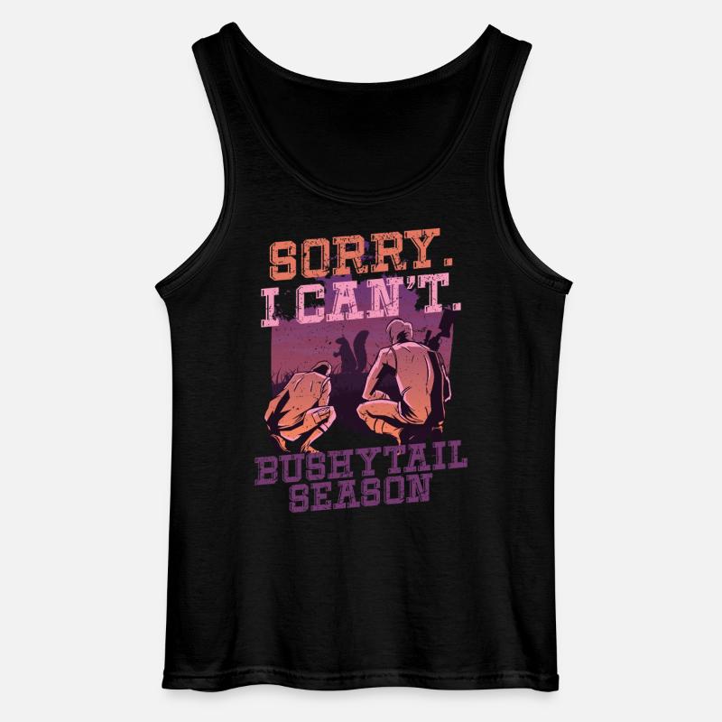 Eichhörnchenjäger Baumratte Bushy Tail Season - Gildan Männer Tank Top - Schwarz