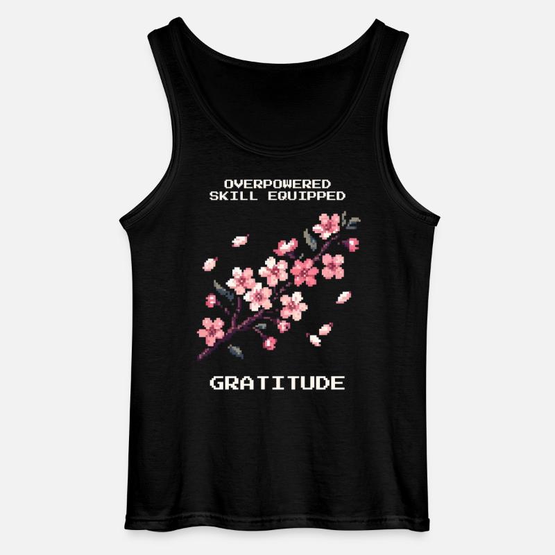 OP-Skill ausgerüstet: Dankbarkeit | Mindset, Zen - Gildan Männer Tank Top - Schwarz