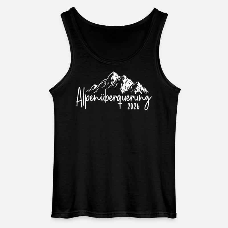 Alpenüberquerung 2026 - Gildan Männer Tank Top - Schwarz