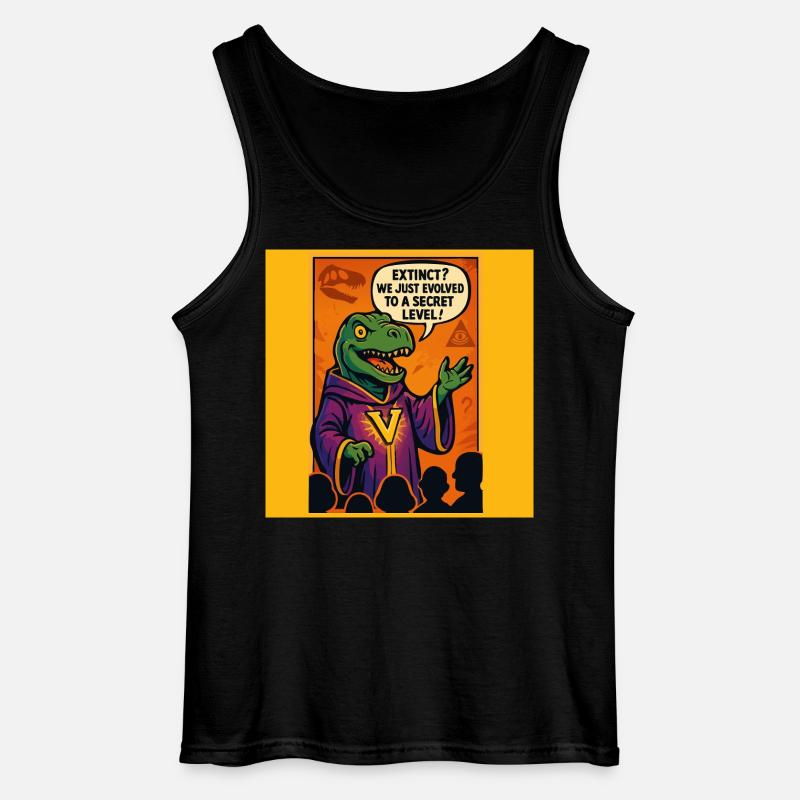 V-Raptor: Evolution auf Geheimstufe - Gildan Männer Tank Top - Schwarz