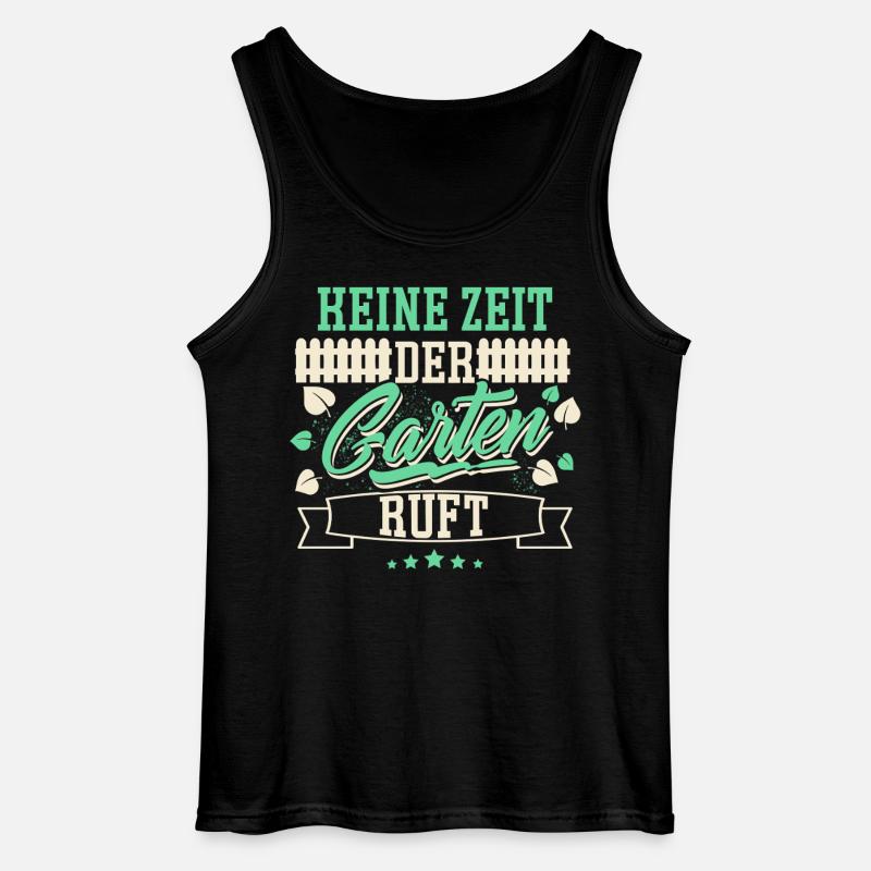 Garten Schrebergarten - Gildan Männer Tank Top - Schwarz