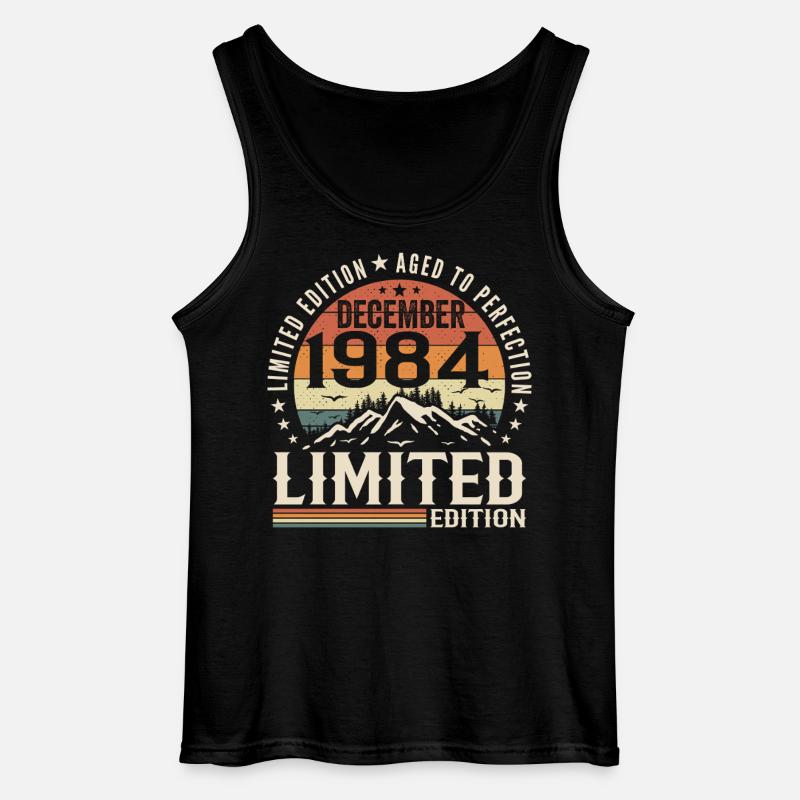 Dezember 1984 - Gildan Männer Tank Top - Schwarz