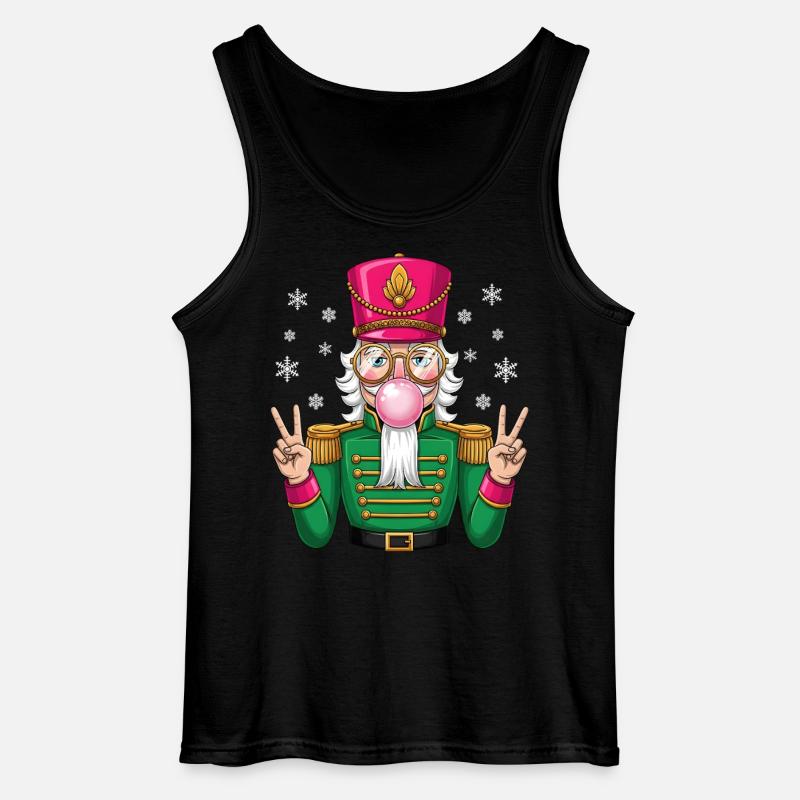 Nutcracker Bubble Gum - Gildan Men’s Tank Top - black