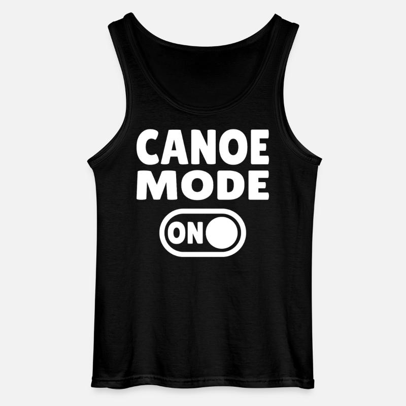 Canoe Mode ON - Gildan Männer Tank Top - Schwarz