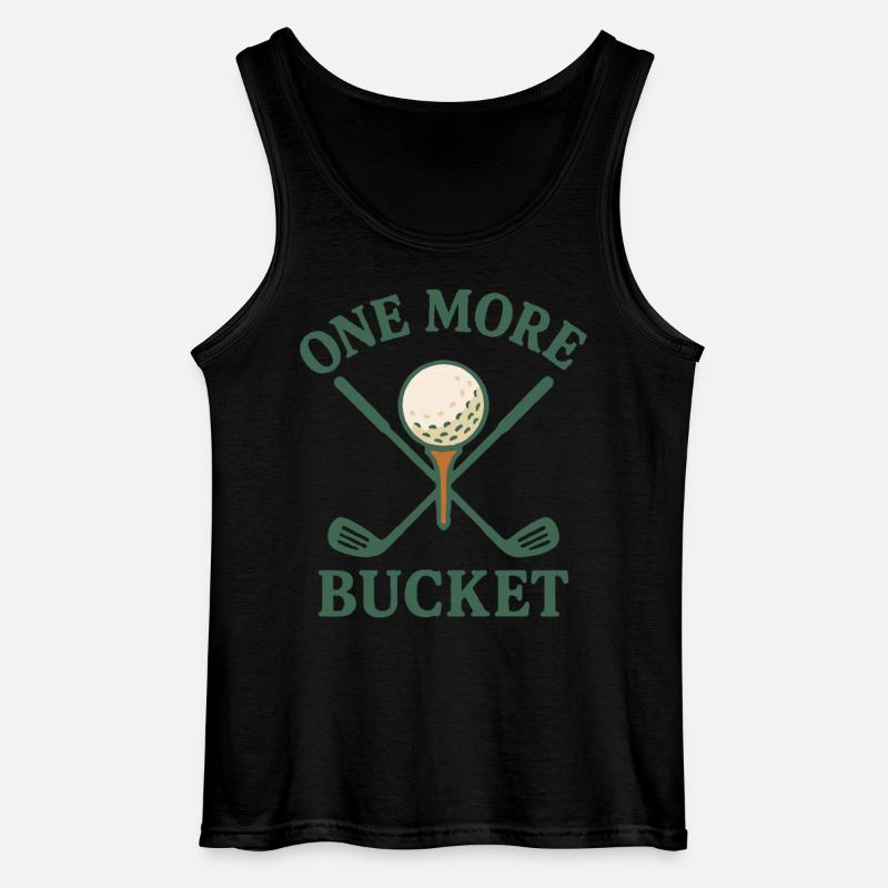 Ein weiterer Eimer Golfschläger Fun Design - Gildan Männer Tank Top - Schwarz