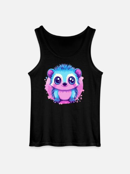 Kunterbuntes Kuschelmonster - Gildan Männer Tank Top - Schwarz