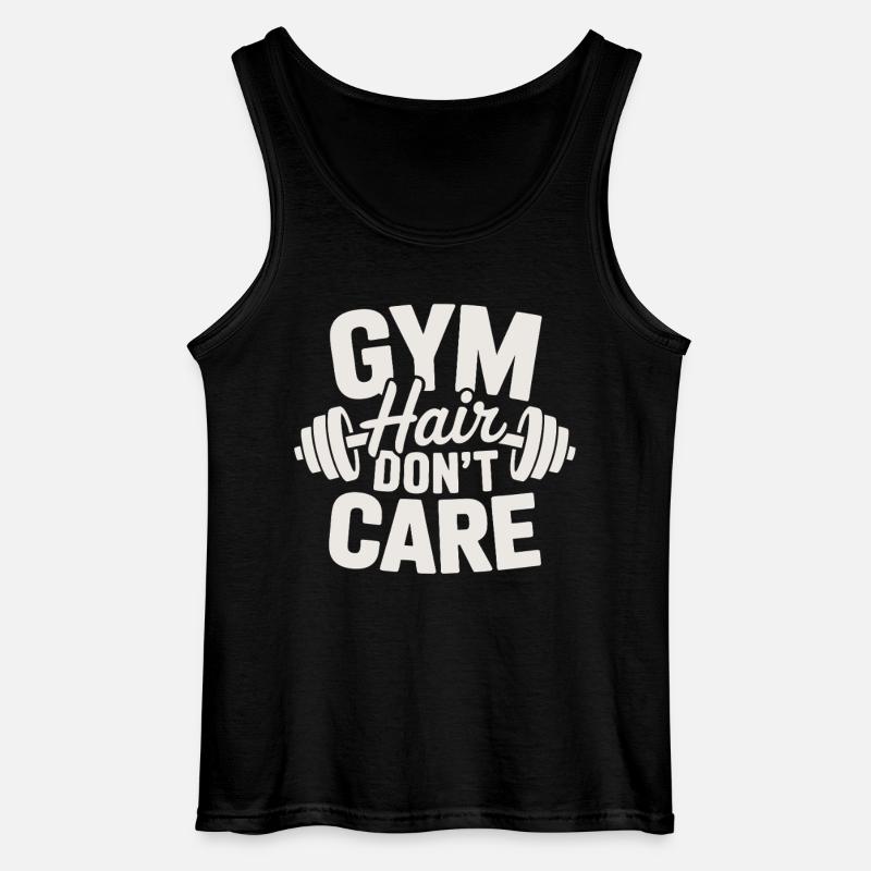 Gym - Gildan Männer Tank Top - Schwarz