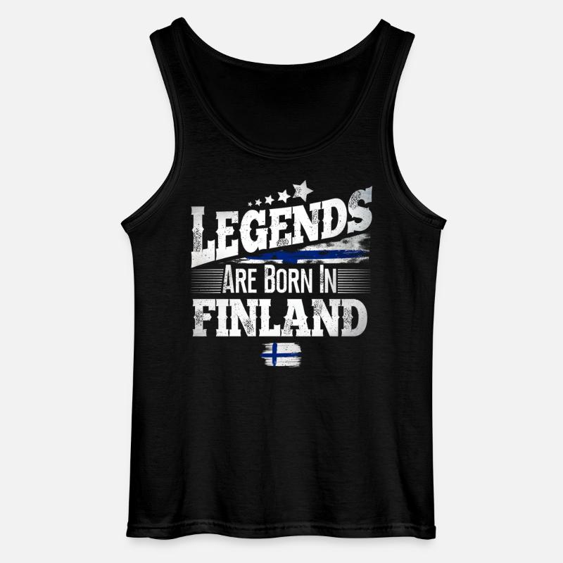 Finnland - Gildan Männer Tank Top - Schwarz