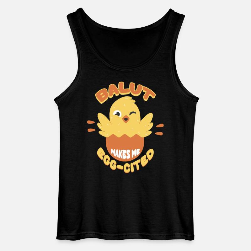 Balut Makes Me Egg-Cited Phillippinen - Gildan Männer Tank Top - Schwarz