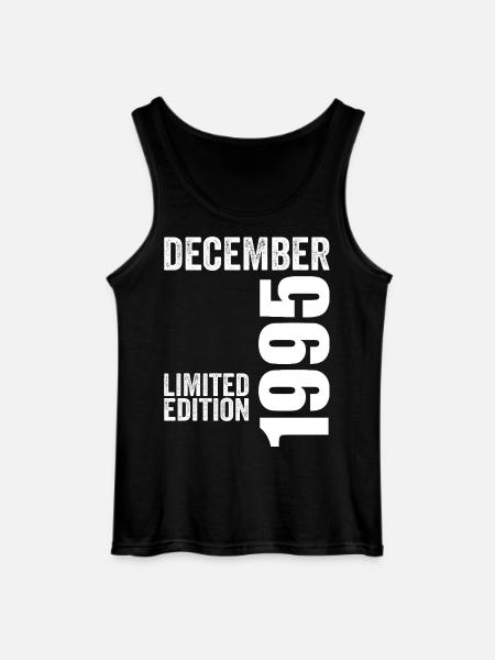 Retro Birthday Gift - December 1995 - Gildan Men’s Tank Top - black