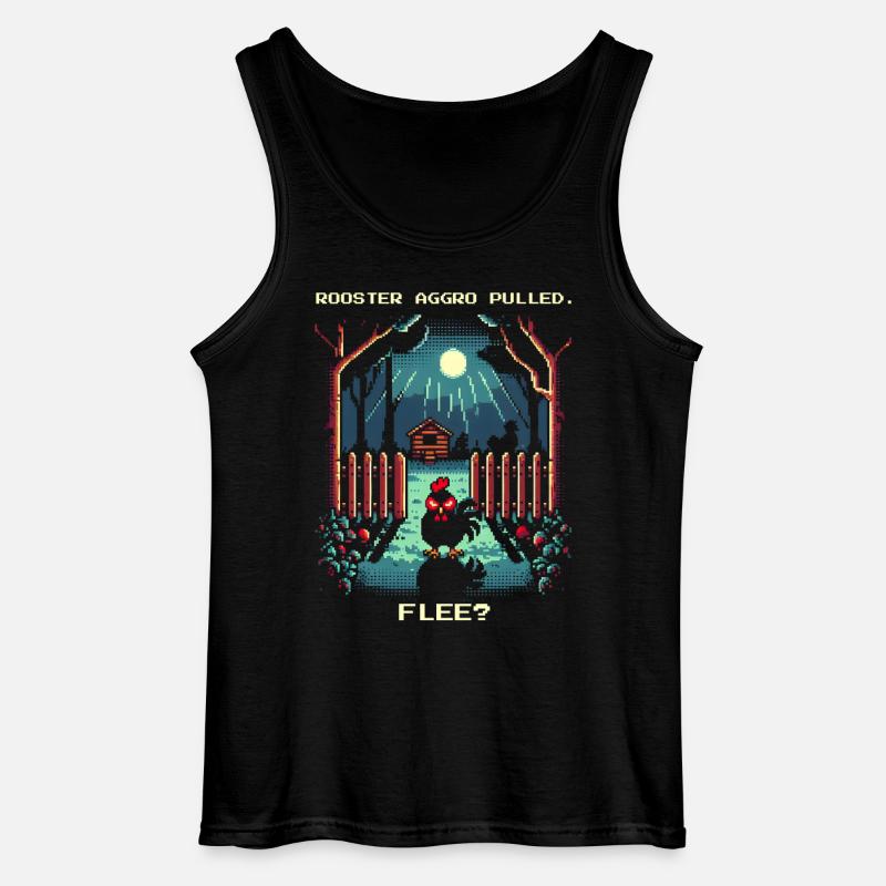 Aggro Pulled | Activate flight? - Gildan Men’s Tank Top - black