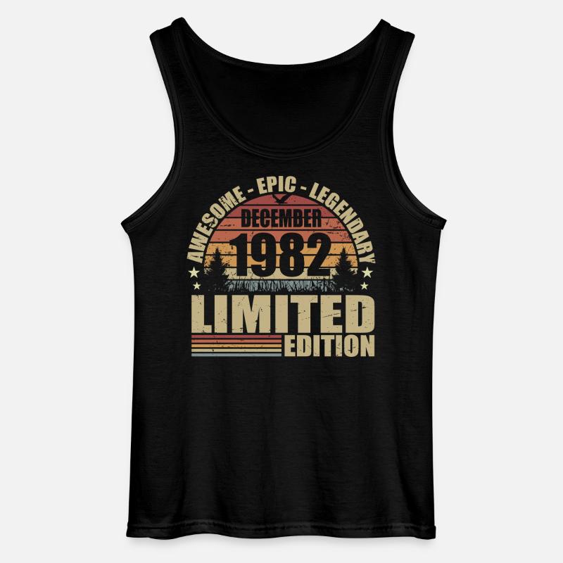 Dezember 1982 - Limitierte Auflage Dezember 1982 - Gildan Männer Tank Top - Schwarz