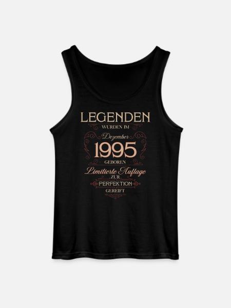 30th Birthday Legend December 1995 - Gildan Men’s Tank Top - black