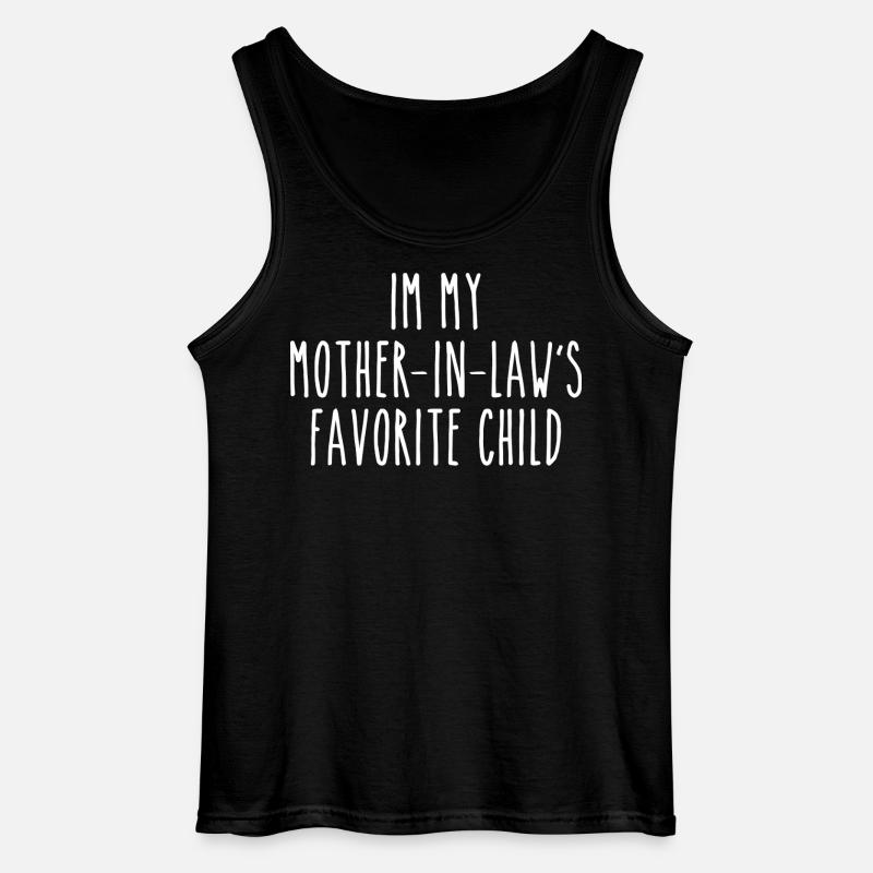 Liebling der Schwiegermutter Lustiger Spruch - Gildan Männer Tank Top - Schwarz