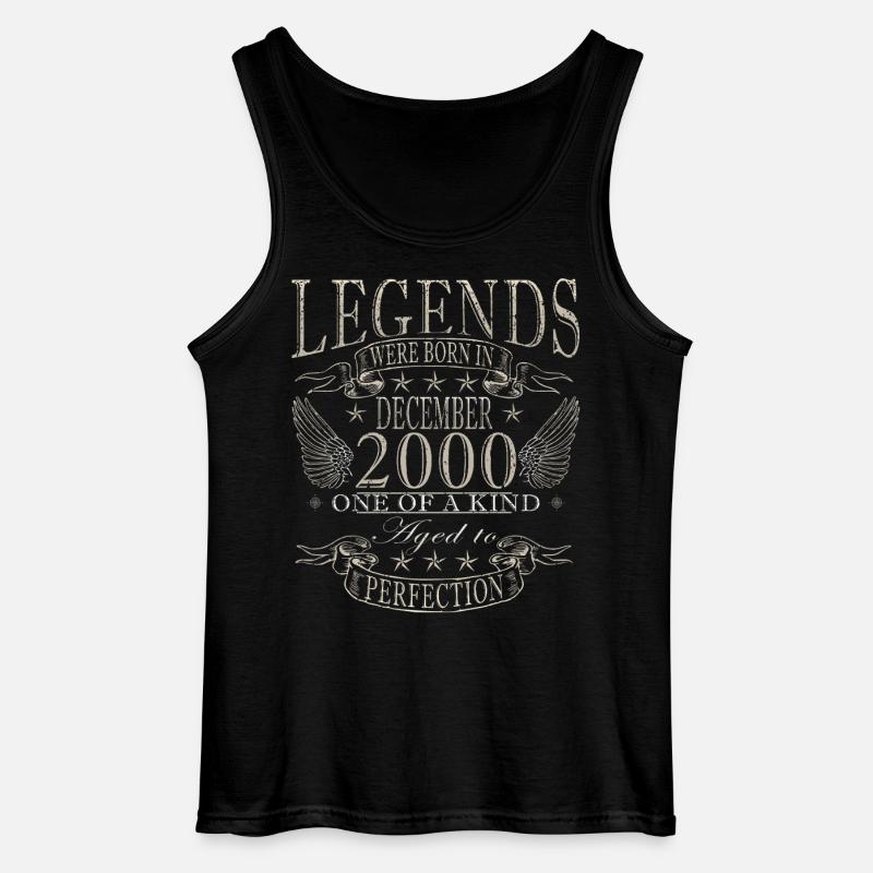 Dezember 2000 Dezember Jubiläum Dezember 2000 - Gildan Männer Tank Top - Schwarz