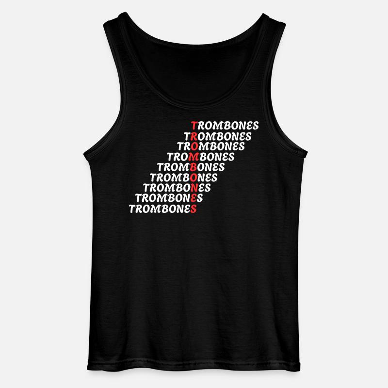 POSAUNEN - Gildan Männer Tank Top - Schwarz