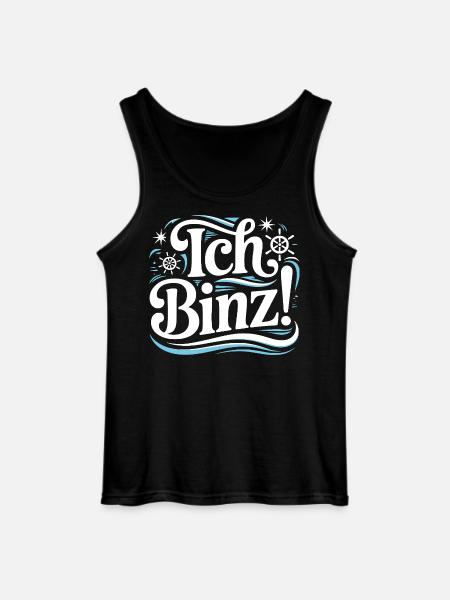 Binz Rügen Ostsee - Gildan Männer Tank Top - Schwarz
