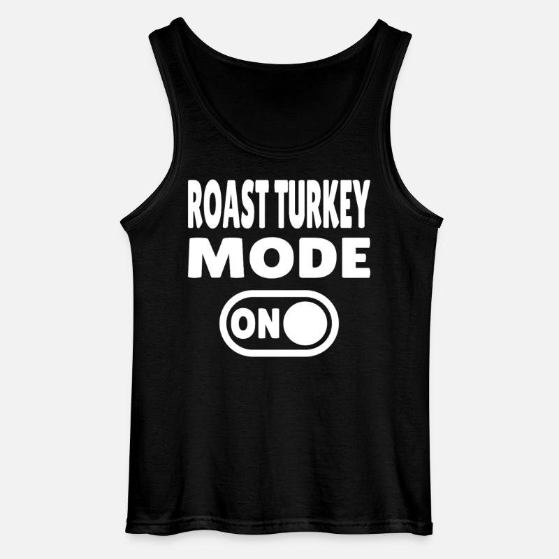 Roast Turkey Mode ON  - Gildan Männer Tank Top - Schwarz
