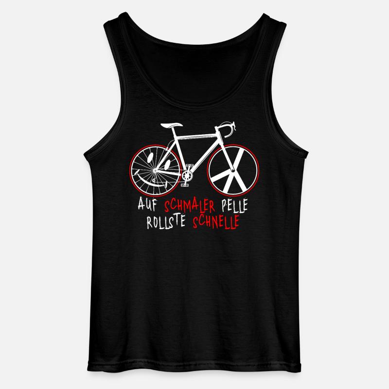 Rennrad - Gildan Männer Tank Top - Schwarz