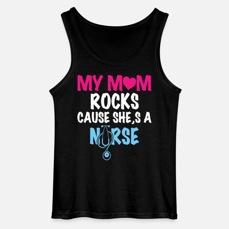 Krankenschwester Mama - Gildan Männer Tank Top - Schwarz