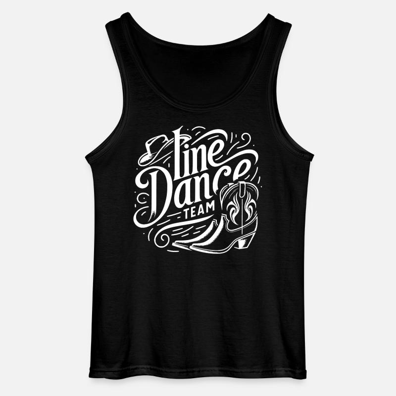 Time Dance Team - Gildan Männer Tank Top - Schwarz