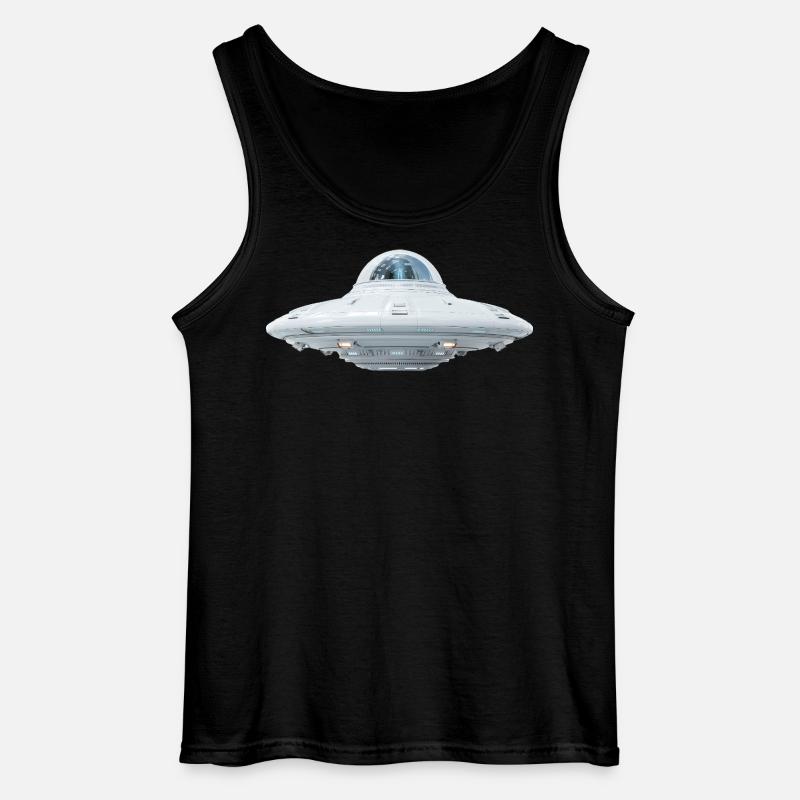 UFO - Gildan Männer Tank Top - Schwarz