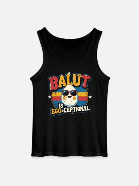Balut Is Egg-Ceptional Philippines - Gildan Men’s Tank Top - black