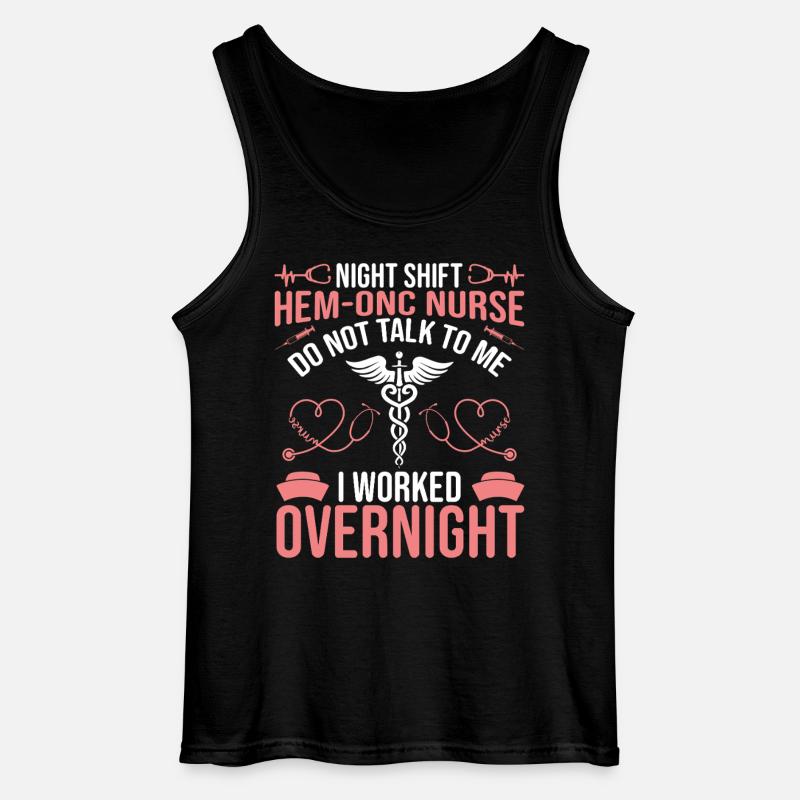 Hem/Onc Krankenschwester Ehemann Hämatologie Krankenschwester - Gildan Männer Tank Top - Schwarz