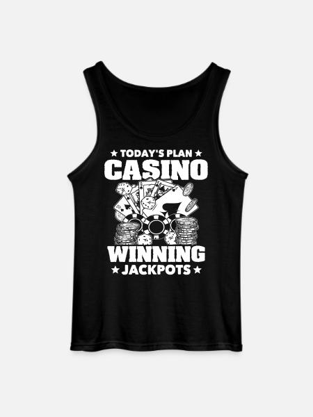 Casino Casino Game - Gildan Men’s Tank Top - black
