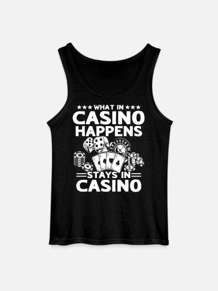Casino Casino Players - Gildan Men’s Tank Top - black